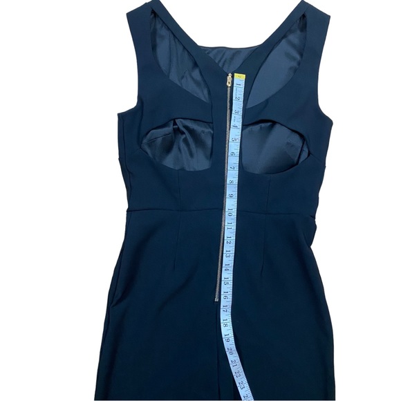 LOTUS THREADS Black Cutout Sleeveless Back Zipper Closure Jumpsuit  Romper Sz 6 - Picture 14 of 16